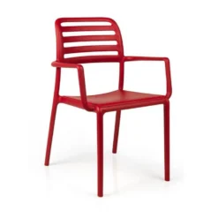 Nardi Costa Outdoor Arm Chair -Chair Funiture Shop nardi costa arm chair rosso white