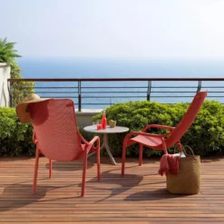Nardi Net Outdoor Lounge Chair -Chair Funiture Shop nardi net outdoor lounge chair lifestyle 2