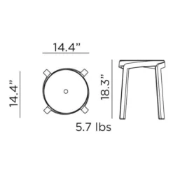 Nardi Stack Mini Outdoor Stool 17 Nardi Stack Mini Outdoor Stool -Chair Funiture Shop nardi stack mini stool dimensions