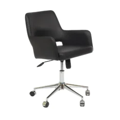 Nate Office Chair -Chair Funiture Shop nate office chair black leatherette
