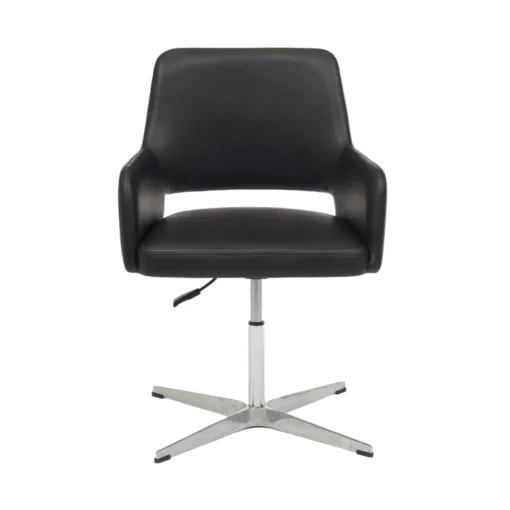 Nate Office Chair -Chair Funiture Shop nate office chair black leatherette swivel base