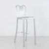 Navy Aluminum Stool -Chair Funiture Shop navy alumunium stool diagonal