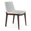 Nevada Dining Chair -Chair Funiture Shop nevada dining chair white walnut angled