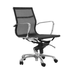 Chair Funiture Shop -Chair Funiture Shop office low back mesh office chair black angled