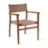 Palermo Teak Armchair - Indoor / Outdoor Chair -Chair Funiture Shop palermo teak armchair angled