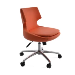 Patara Office Chair -Chair Funiture Shop patara office chair orange chrome