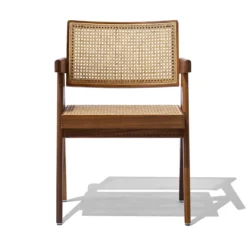 Pierre J. Teak Arm Dining Chair - Indoor / Outdoor Chair -Chair Funiture Shop pierre j arm chair teak front 9c091780 9176 41f0 8ac5 fa6ddc0c49d5