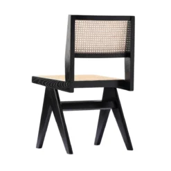 Pierre J. Dining Chair -Chair Funiture Shop pierre j dining chair black back angled