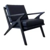 Raymond Occasional Chair -Chair Funiture Shop raymond occassional chair shale black leatherette