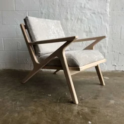 Raymond Occasional Chair -Chair Funiture Shop raymond timber ivoryvelvet