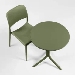 Nardi Riva Bistrot Outdoor Dining Chair -Chair Funiture Shop riva bistrot outdoor dining chair green with table