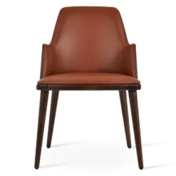 Romano-W Armchair -Chair Funiture Shop romano w armchair cinnamon front