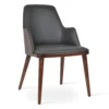 Romano-W Armchair -Chair Funiture Shop romano w armchair grey antharice angled