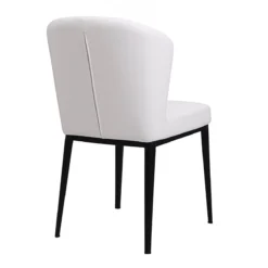Sonia Dining Chair -Chair Funiture Shop sonia dining chair white pu back