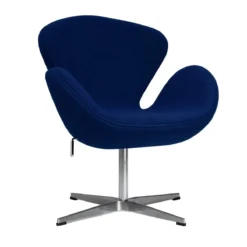 Swan Occasional Chair -Chair Funiture Shop swan lounge chair blue