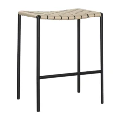 Titus Backless Stool -Chair Funiture Shop titus backless stool sand angled