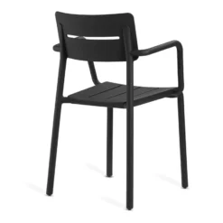 TOOU Outo Armchair - Indoor / Outdoor Armchair -Chair Funiture Shop toou outo armchair black back angled