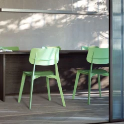 TOOU Stellar Side Chair - Indoor / Outdoor Chair -Chair Funiture Shop toou stellar mint green lifestyle