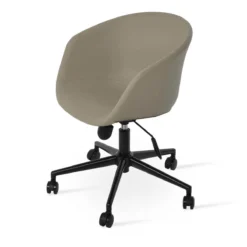 Tribeca Arm Office Chair -Chair Funiture Shop tribeca office chair bone black