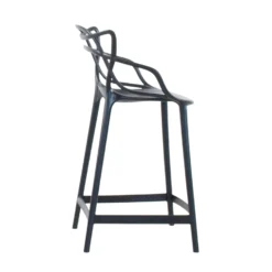 Trinity Stool - Indoor / Outdoor Stool -Chair Funiture Shop trinity stool black side