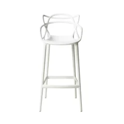 Trinity Stool - Indoor / Outdoor Stool -Chair Funiture Shop trinity stool white front