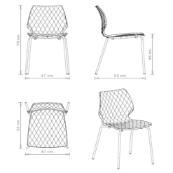 Uni 550 Dining Chair -Chair Funiture Shop uni 550 dimensions