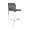 Watson Leatherette Stool -Chair Funiture Shop watson stool charcoal angled