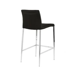 Yvette Counter Stool -Chair Funiture Shop yvette stool black back