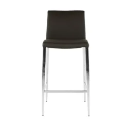 Yvette Counter Stool -Chair Funiture Shop yvette stool black front