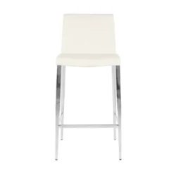 Yvette Counter Stool -Chair Funiture Shop yvette stool white front